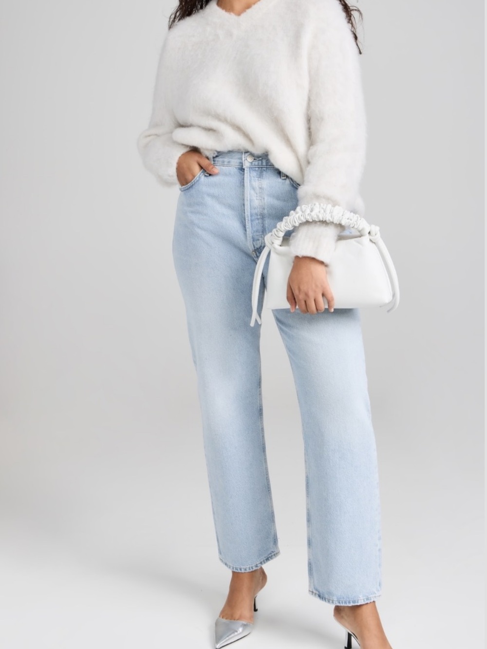AGOLDE 90s Pinch Waist High Rise Straight Jeans
